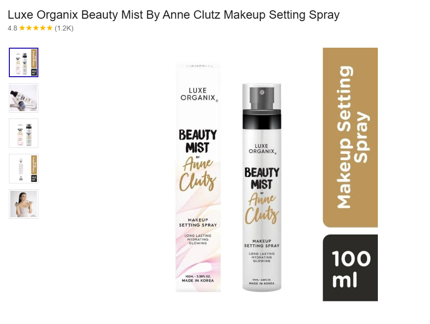 anne clutz setting spray