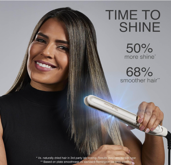Remington Shine Therapy 1-Inch Flat Iron — The Argan Oil and Vitamin E Infused Straightener People Are Obsessed With